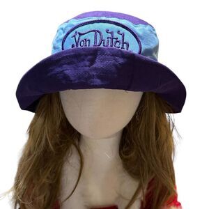 Vintage Von Dutch Bucket Fisherman Youth/Kids Hat Y2K